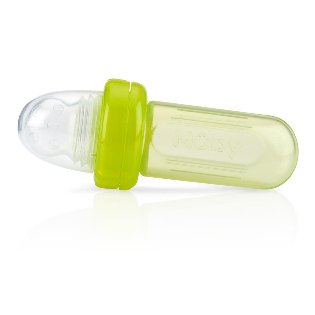Bình nhai chống hóc Nuby silicon