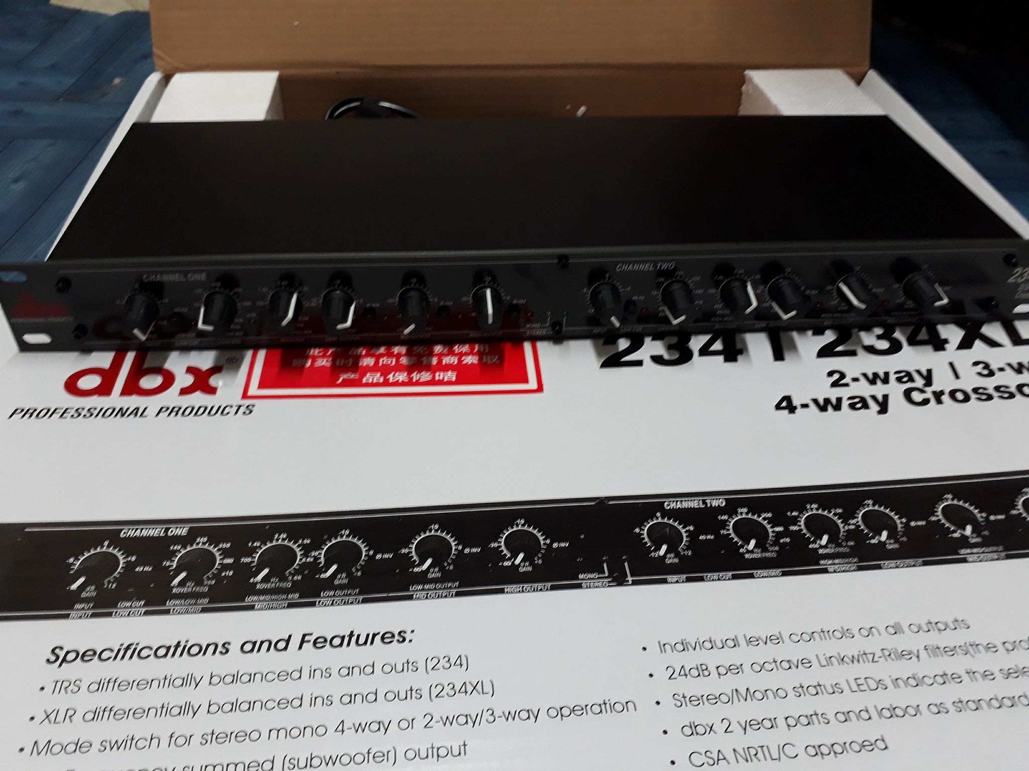 Thiết bị chỉnh âm Crossover DBX 234XL