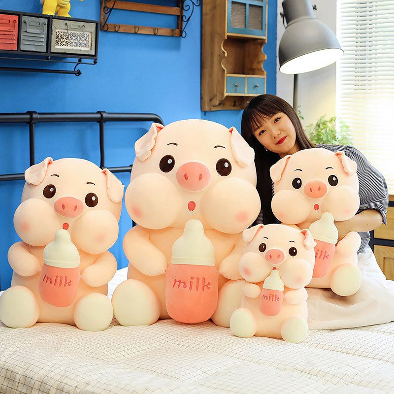 Gấu bông to Heo Lợn ôm