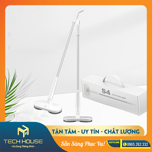 Cây lau nhà,chổi lau sàn không dây sạc bằng điện USB xịt phun sương S4 S5