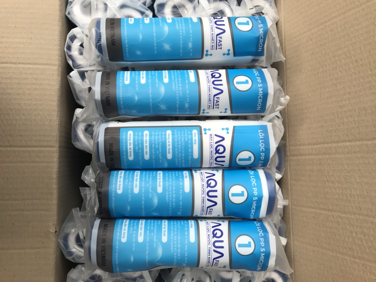 Combo 5 lõi lọc nước số 1 aqua