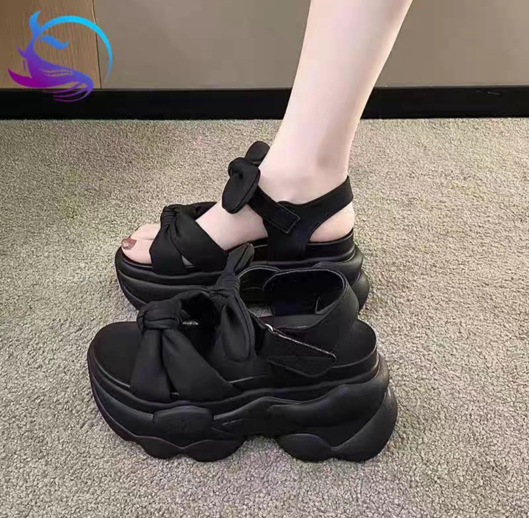 GIÀY SANDAL BM QUAI PHỐI NƠ 9P