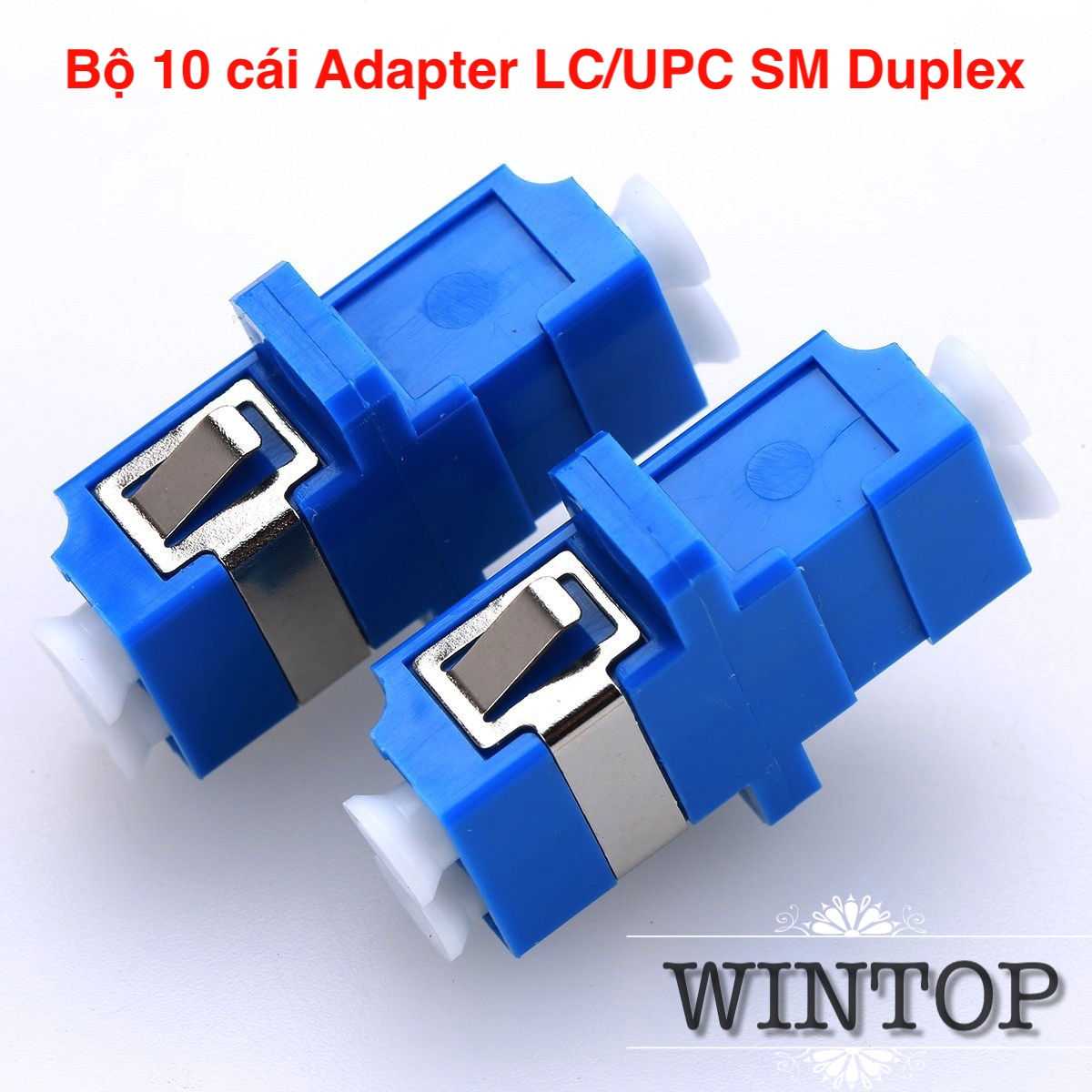 [HCM]Bộ 10 Cái Adapter LC/UPC SM Duplex (Xanh Dương)