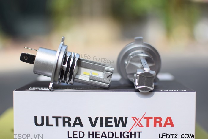 [LEDT2 ISOP] Đèn pha LED Ultra View MOTO Xtra [Số lượng: 1 cái] [Bảo hành 6 tháng]