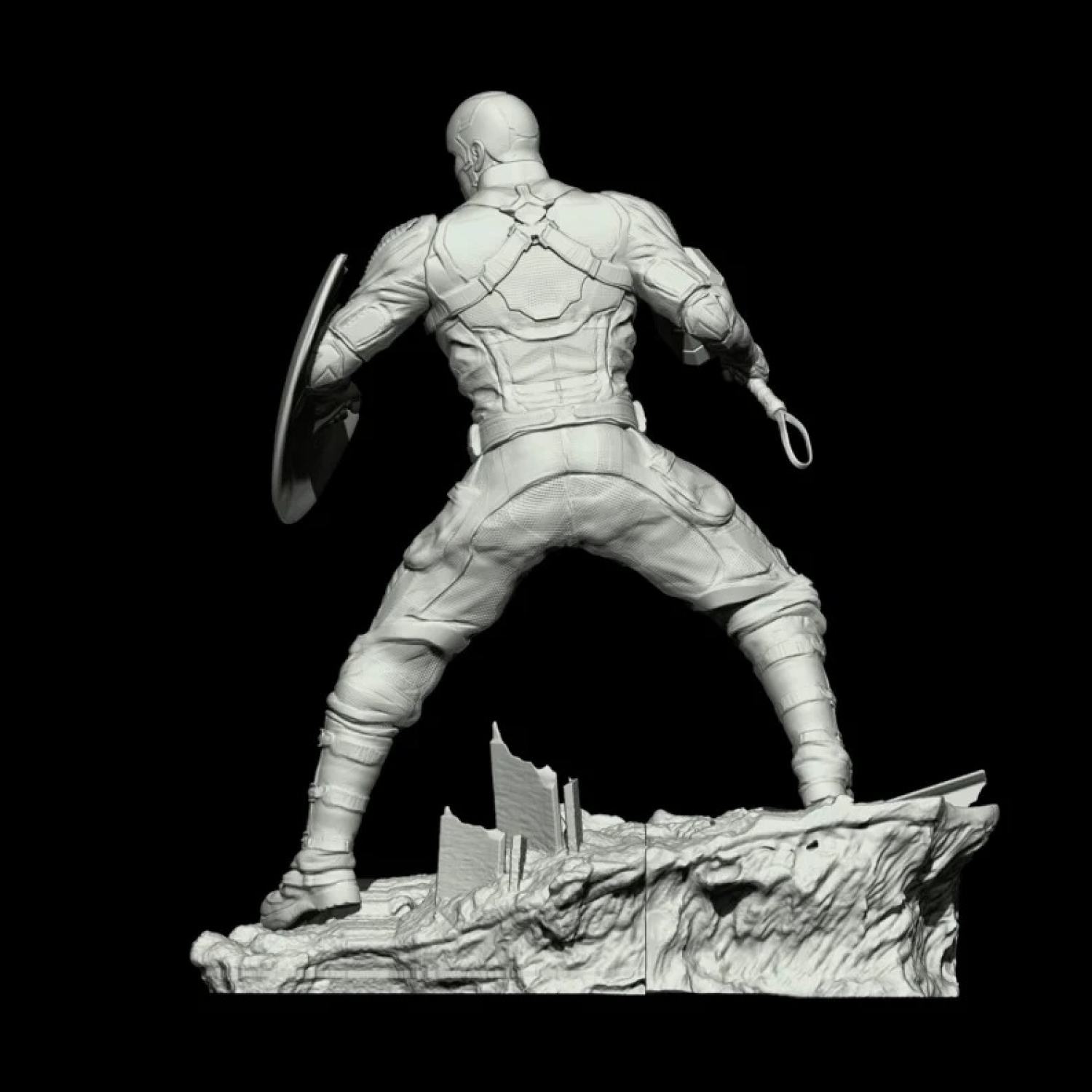 File in 3D PopTotem - Captain America