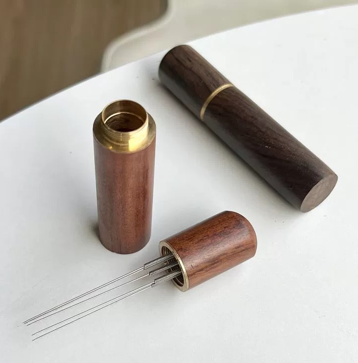 Dụng cụ đánh tơi bột cà phê, khuấy đều bột cà phê 6 kim