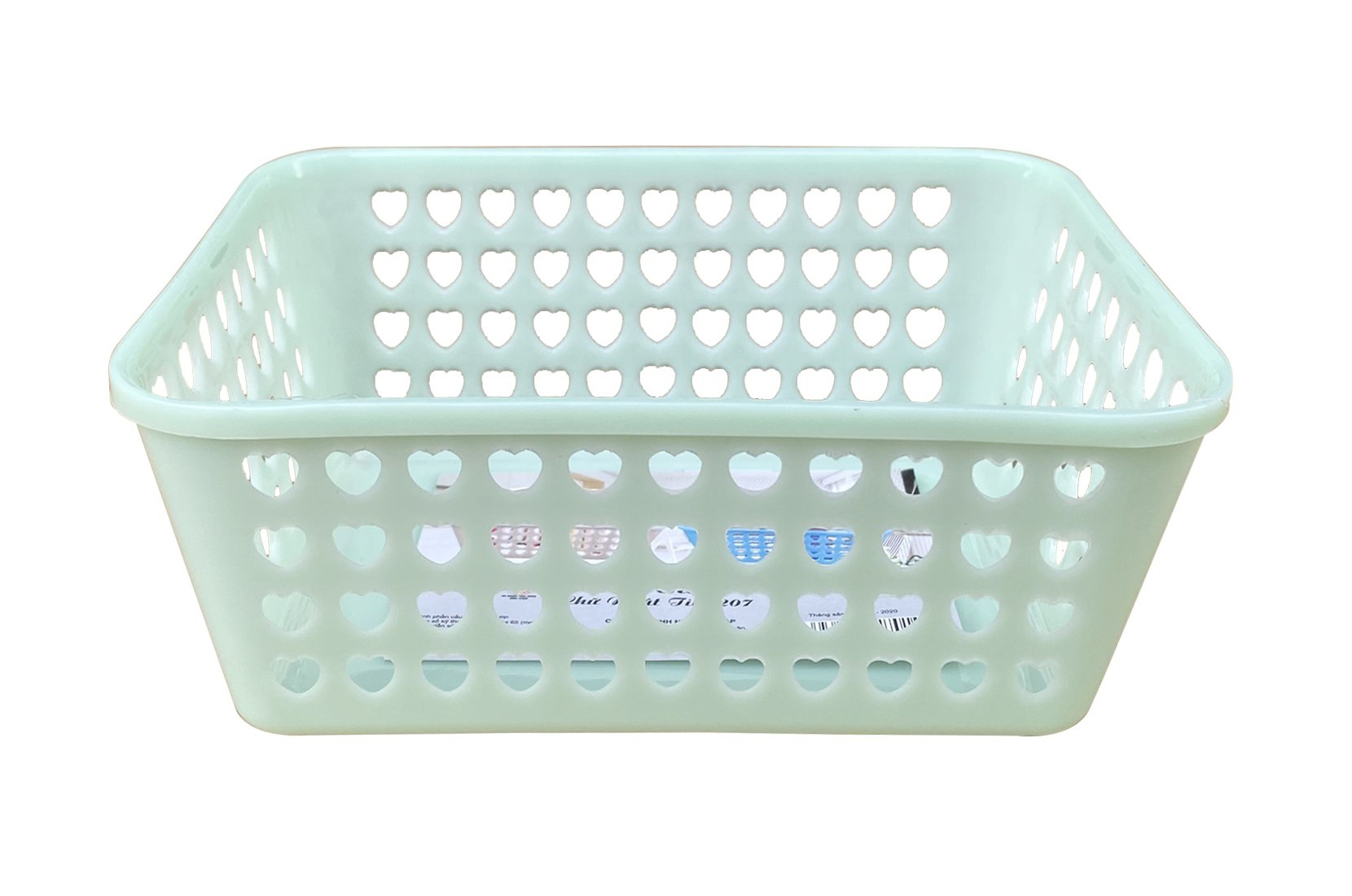 Rổ chữ nhật hình tim TỰ LẬP TL207 - 12cm