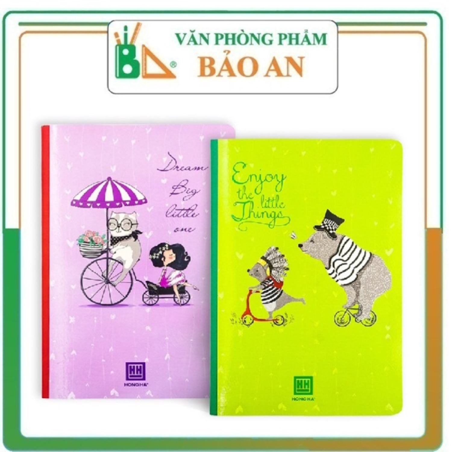 Vở kẻ ngang hồng hà 200 trang study dream mua 20 tặng 1