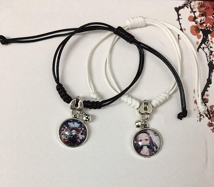 Vòng tay Kimetsu no Yaiba Thanh gươm diệt quỷ đôi anime chibi