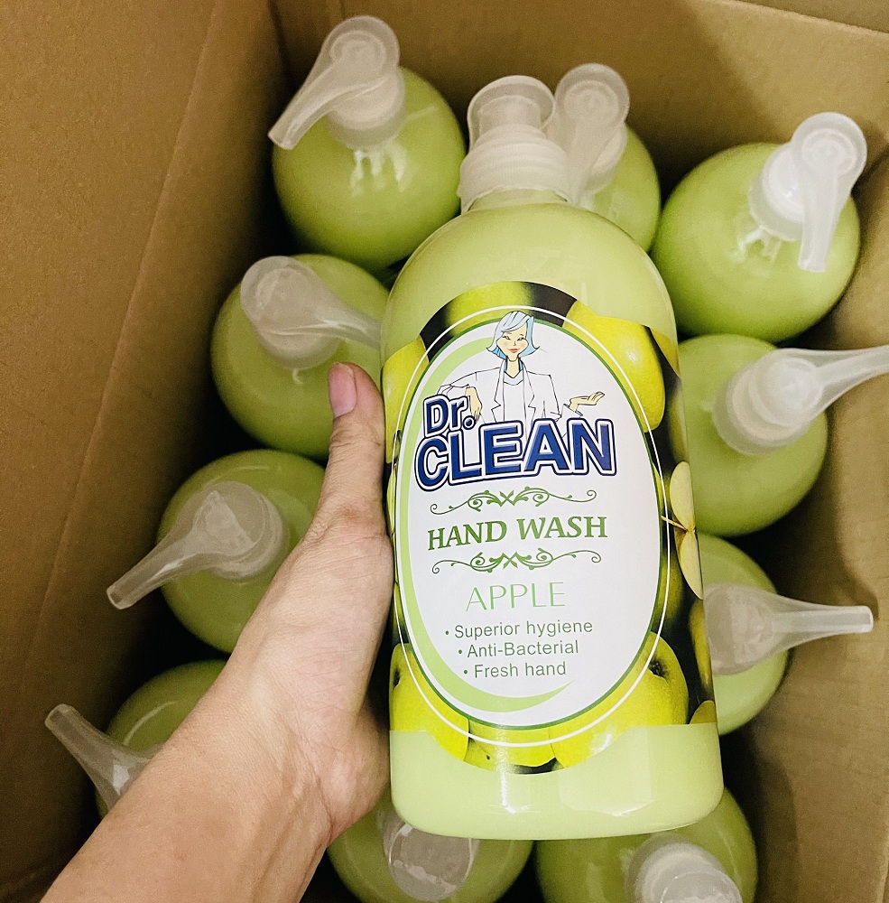 Nước rửa tay kháng khuẩn, dưỡng da Dr.Clean 1 lít