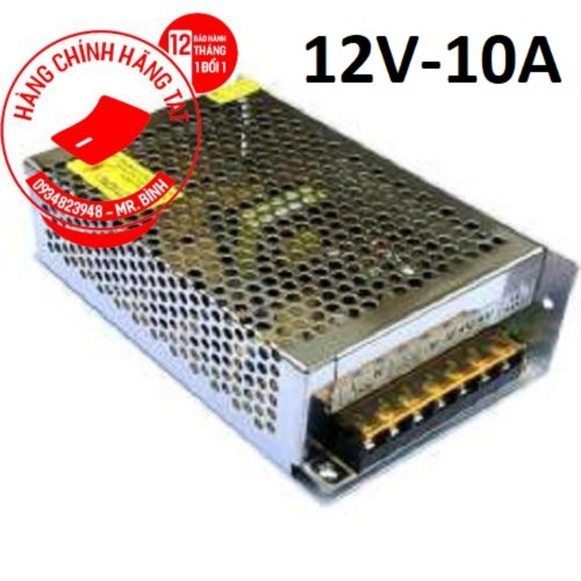 Nguồn Tổ Ong 12V - 10A Cấp Nguồn Ổn Định Cho LED, Camera, Thiết Bị Điện Tử