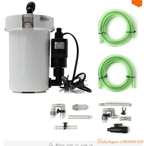 LỌC SUNSUN HW 603B VÀ HW 604B (Có đầy đủ bơm, in out, bông lọc...)