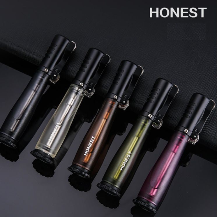 [HCM]Bật lửa khò cao cấp Honest 3036-Khóa rãnh tay ON/OFF