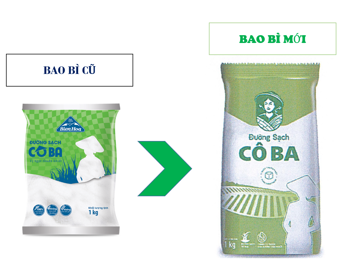 Đường Sạch Biên Hòa Cô Ba 1kg