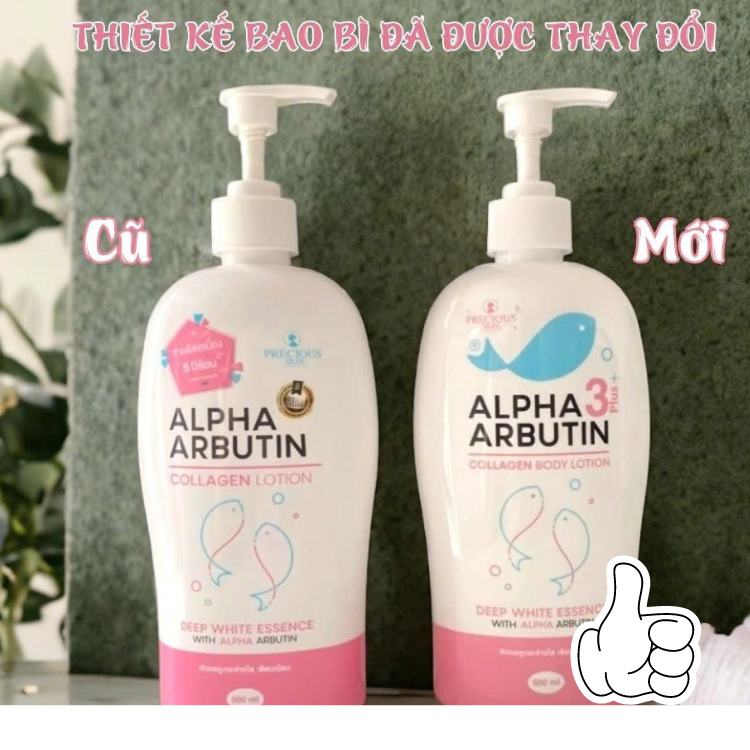 Sữa Dưỡng Thể Trắng Da Alpha Arbutin 500ml