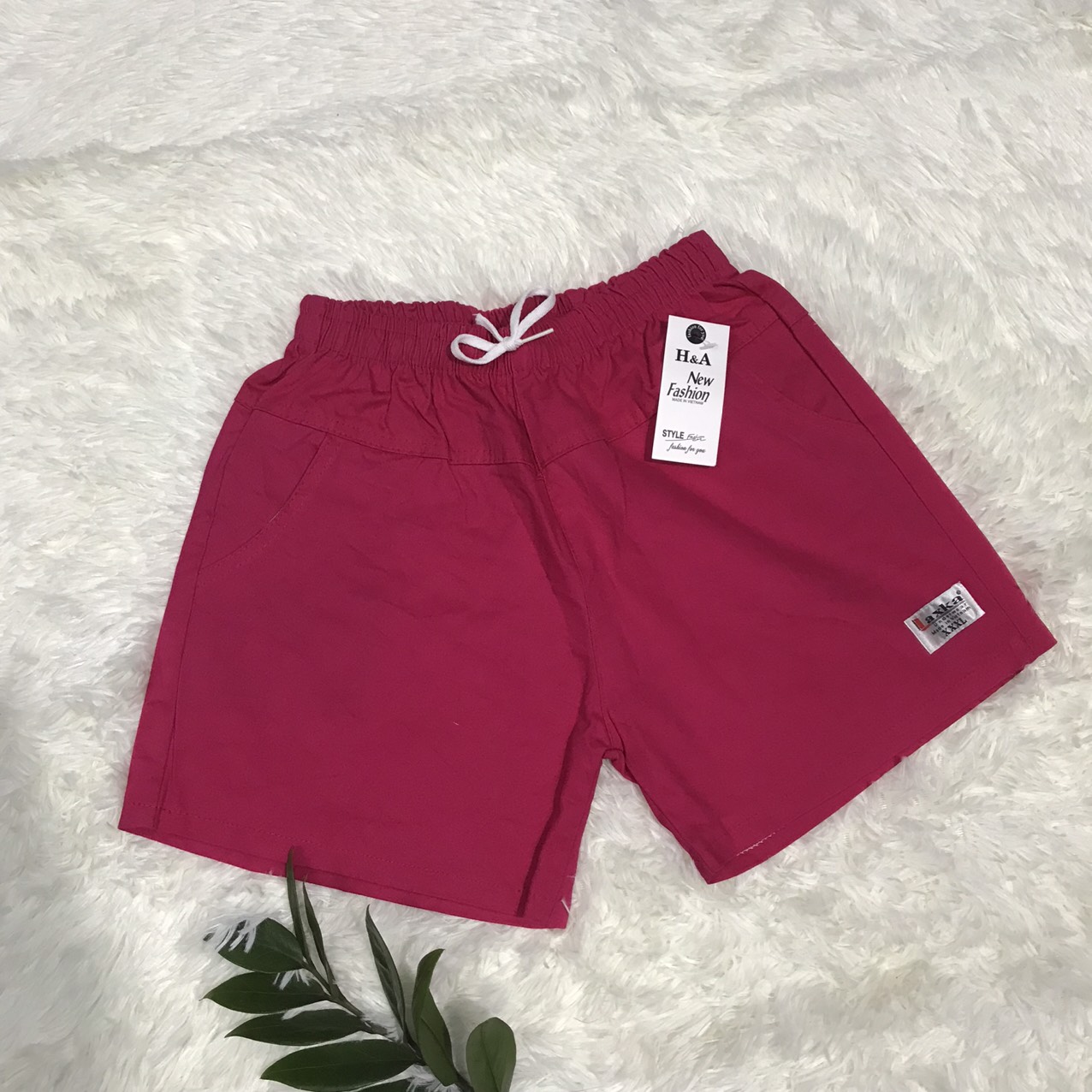 Quần short nữ mặc hè lưng thun co giãn