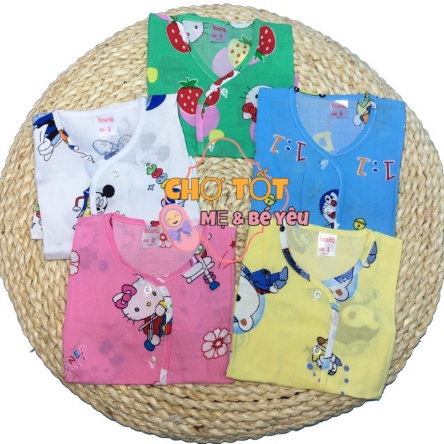 ÁO MẶC MÁT CHO BÉ,ÁO VẢI TON, ÁO LANH CHO BÉ (3-10kg)