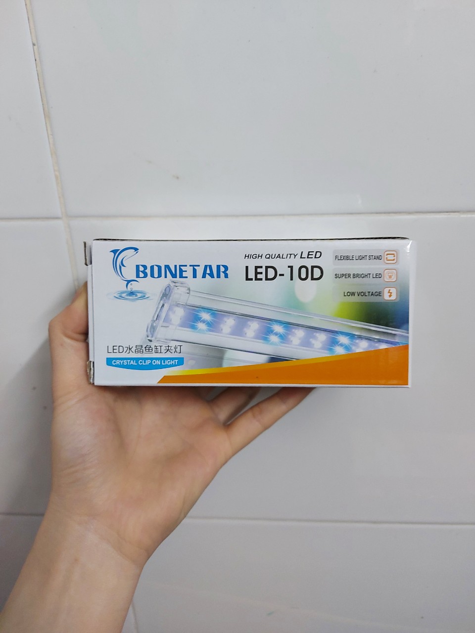 Đèn led thủy sinh 4W D10 cho bể cá mini