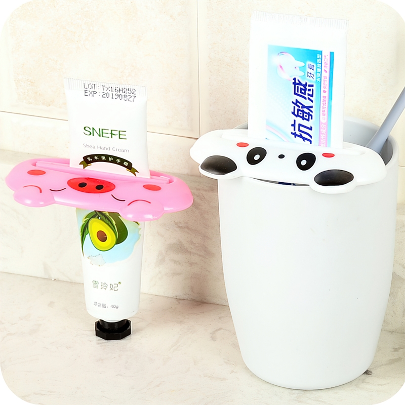 Smart toothpaste dispenser Plastic toothpaste holder roll