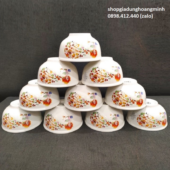 [HCM]bộ 10 chén sứ ăn cơm - chén sứ ăn cơm