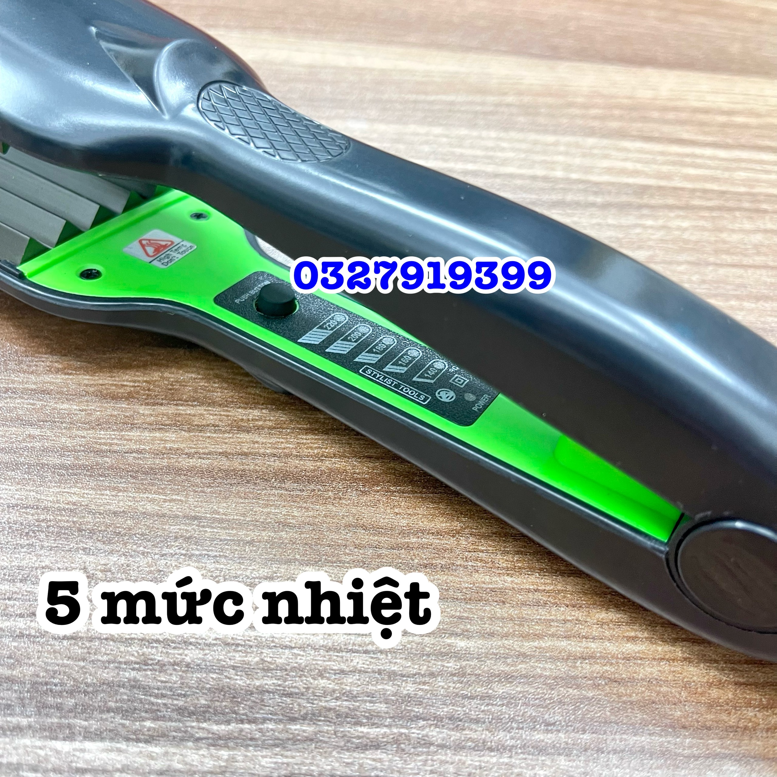 Tokyo Large Hair Straightener Tokyo 8011, High Quality, Ceramic-Coated Alloy Material, Anti-Damage to Hair, 5 Heat Adjustment Levels, 140-220 Degrees, Safe for Hair