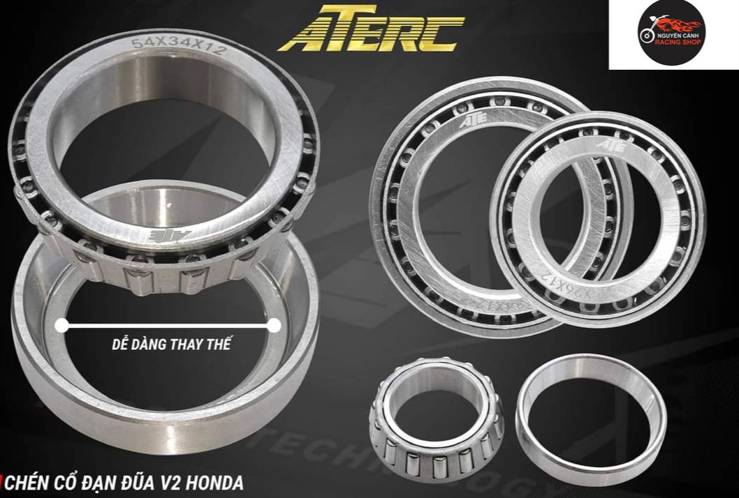Chén cổ đạn đũa V2 honda ATE, gắn xe máy