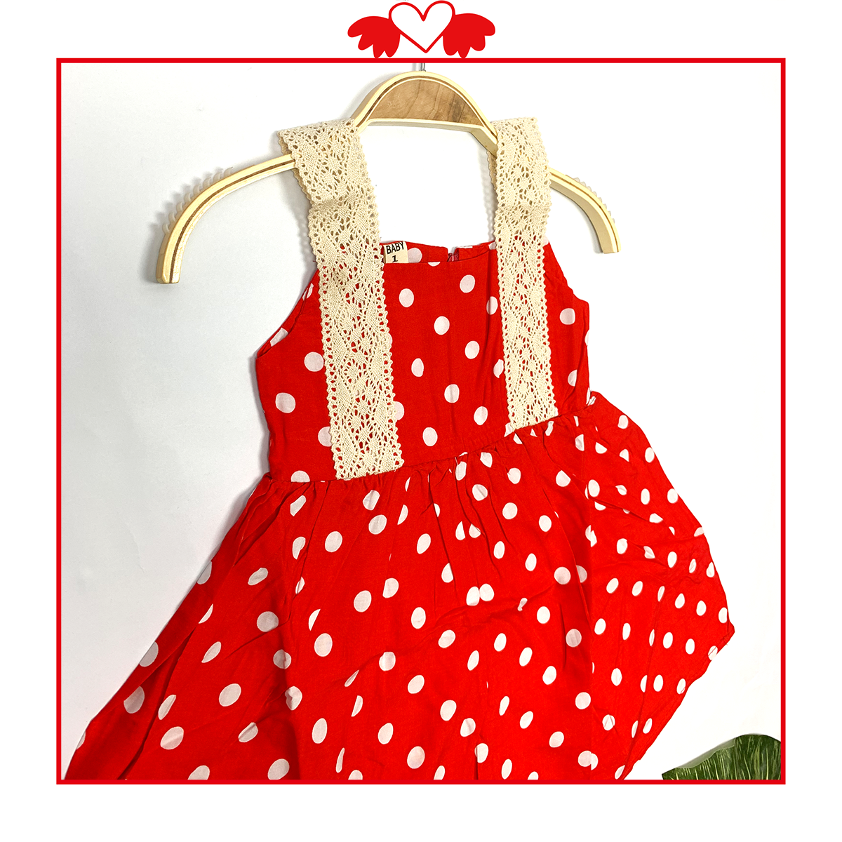 VÁY LANH LỤA 2 DÂY CHO BÉ GÁI 8-22KG