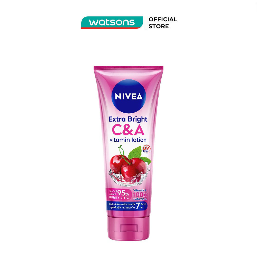 Sữa dưỡng thể nivea extra white c&a vitamin lotion dưỡng trắng & đều màu da 180ml