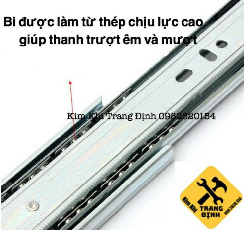 Ray trượt ngăn kéo IVAN , đủ kích cỡ ( giá 1 đôi)