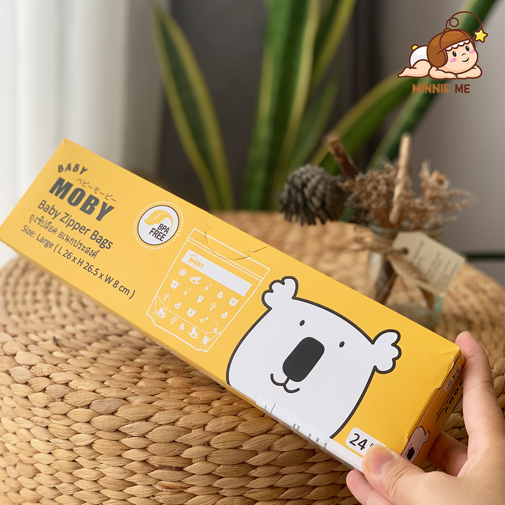 Túi zip đa năng Moby Baby Thái Lan (24 túi/hộp)
