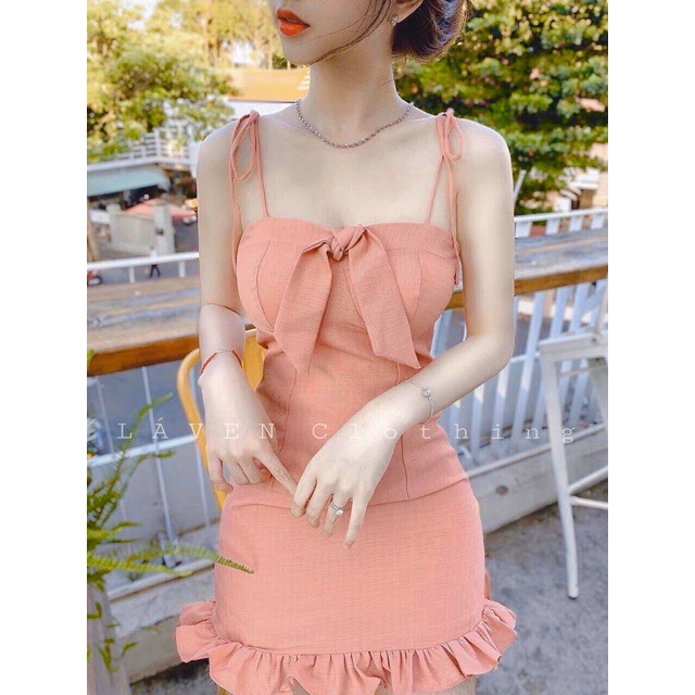 Đầm đuôi cá kiểu cúp ngực 2 dây