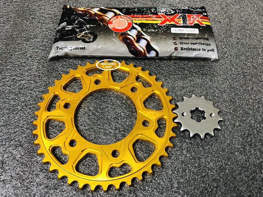 Nhông sên đĩa Vàng X1R 10 li dành cho Exciter 150