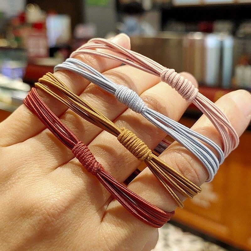 [COMBO 10 SỢI] Thun cột tóc / Chun cột tóc style Hàn Quốc mix đủ màu, bền đẹp