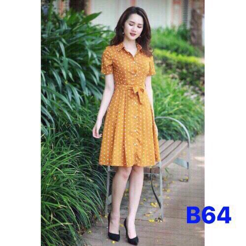 [HCM]ĐẦM CHẤM BI THUN NHẬP PLAZA TH