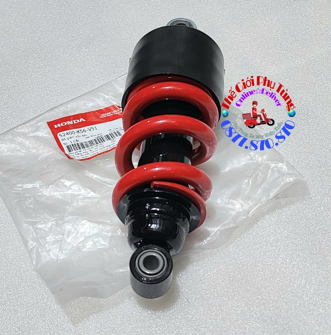 Giảm sóc sau Phuộc sau Winner X V2 V3 zin Honda VN 52400-K56-V51