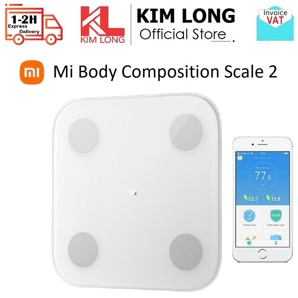 Cân sức khỏe Xiaomi Mi Body Composition Scale 2 - Thông minh Cung cấp 13 chỉ số cơ thể, Có phân tích thể chất, Lưu trữ dữ liệu cho 16 người khác nhau - Bảo hành chính hãng