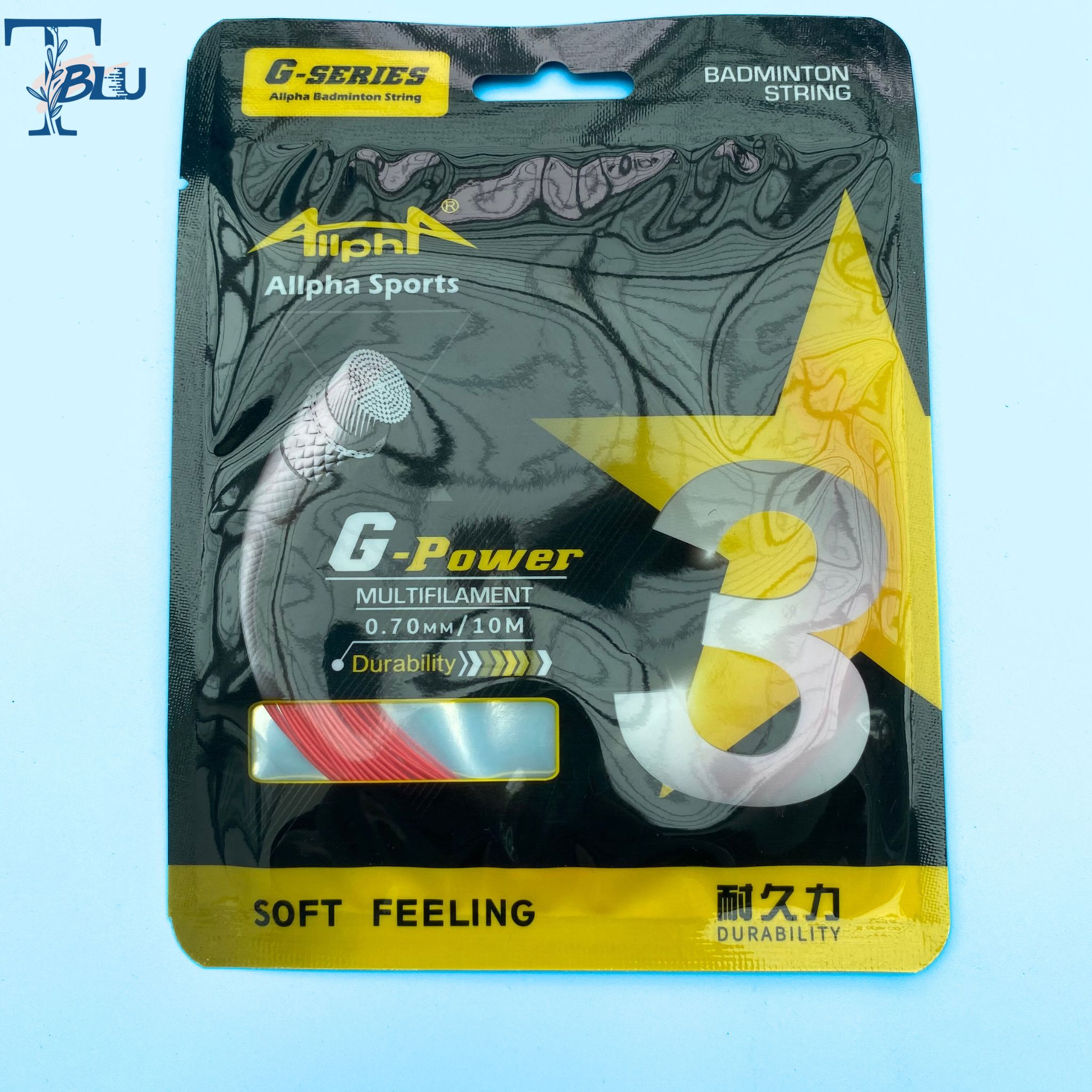 Dây cước căng lưới vợt cầu lông ALPHA GP3 ( màu ngẫu nhiên)