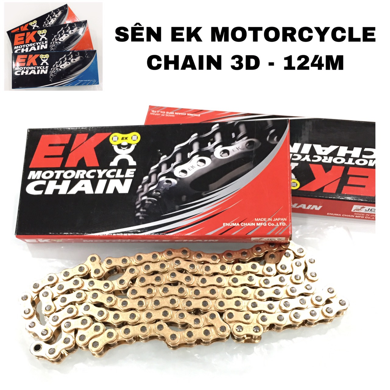 Sên EK MOTORCYCLE CHAIN JAPAN 124M