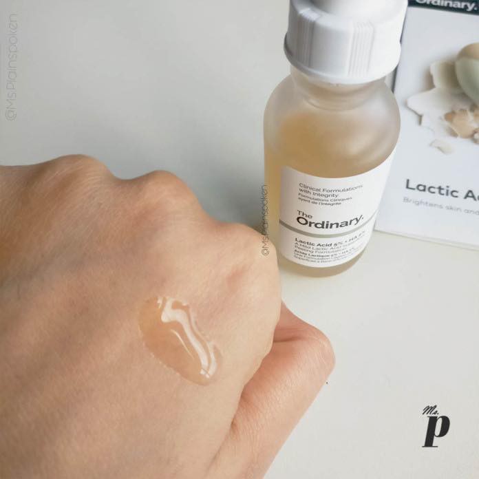 Serum Sáng Da Lactic Acid 5%+ HA - The Ordinary