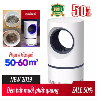 (SALE OFF 3 NGÀY) Đèn diệt muỗi Dụng cụ bắt muỗi Đèn bắt muỗi diệt côn trùng thông minh an toàn hiệu quả Cơ chế bắt muỗi bằng ánh sáng đèn Led thu hút muỗi các loại côn trùng khác tiêu diệt hoàn toàn bằng quạt hút
