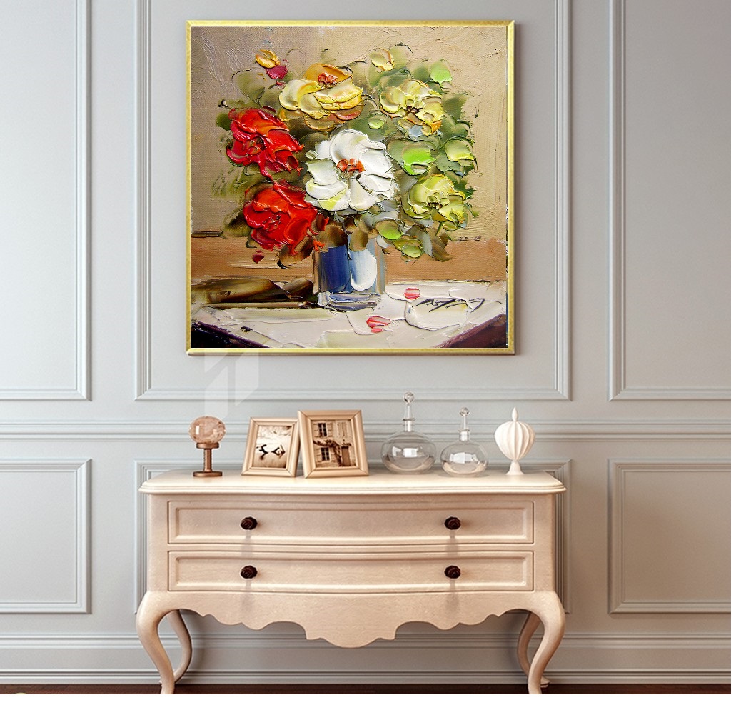 Tranh treo tường,tranh treo tường canvas tĩnh vật,tranh hiện đại tranh pvp-tv01