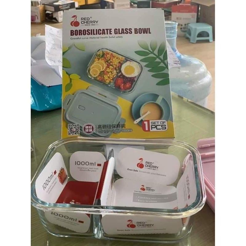 HỘP ĐỰNG CƠM 2 NGĂN THỦY TINH