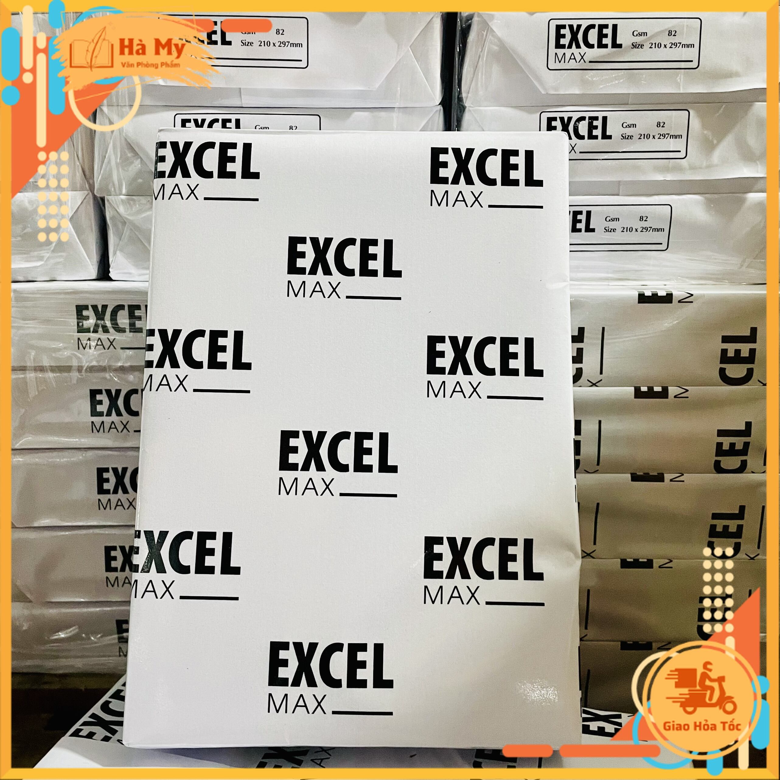 1 Ream 500 Tờ Giấy in văn phòng Excel Max Khổ A4