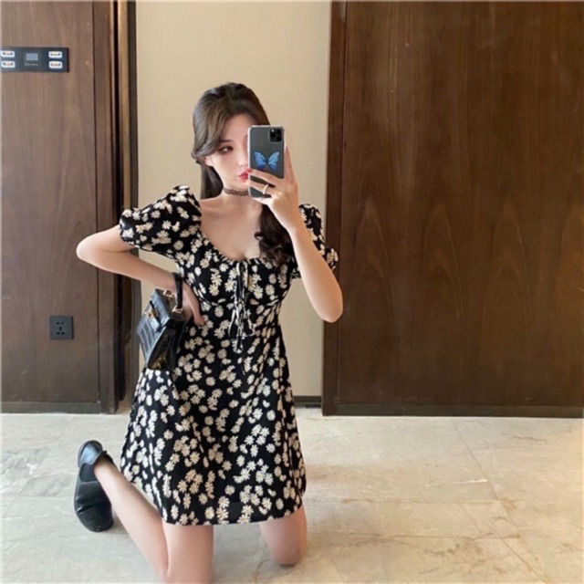 [HCM]Đầm Hoa Cúc #Bigsize (60-90KG)