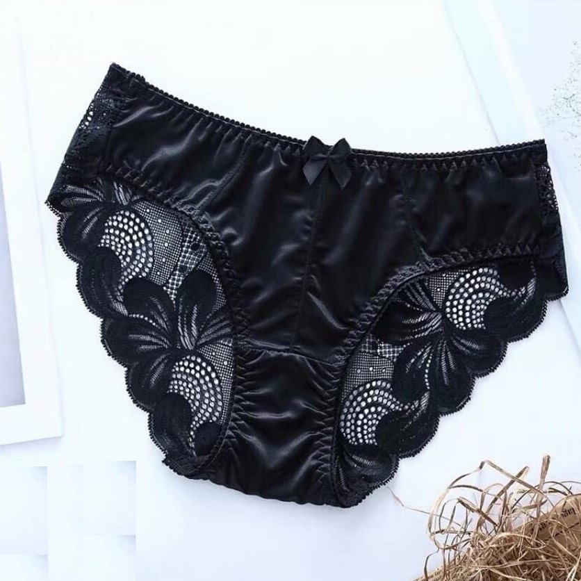 1 Chiếc Quần Lót Ren Nữ Phi Lụa Dòng Cao Cấp (Freesize 40-53kg)- Myn.Official