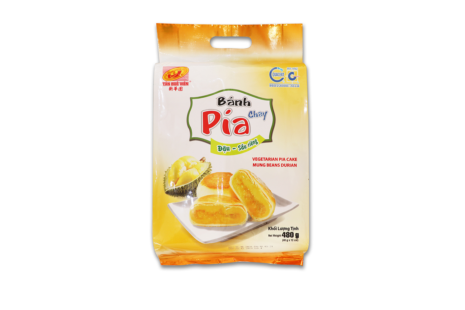 Bánh pía mini Tân Huê Viên (480g/12 cái)