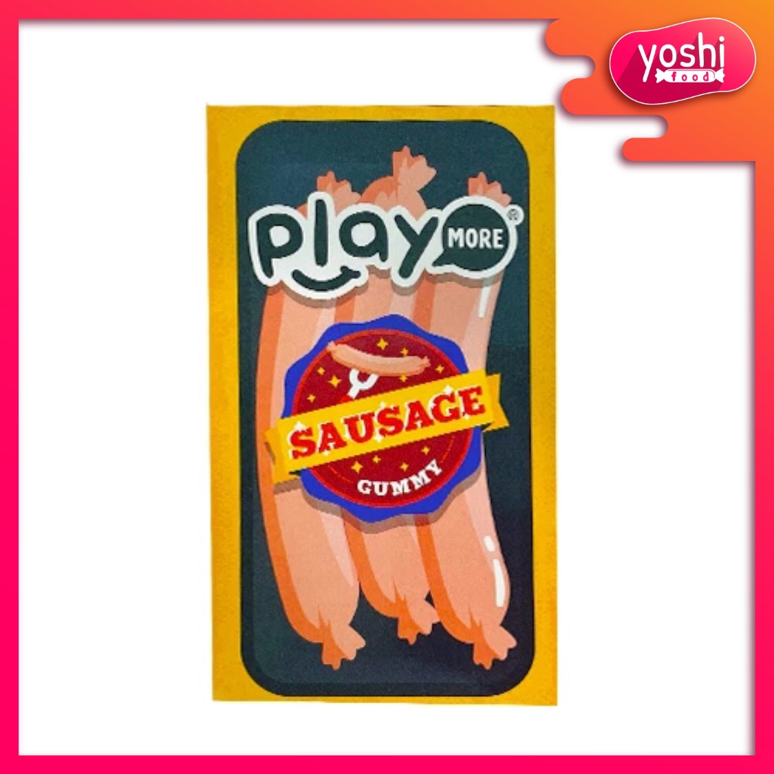 Kẻo Dẻo Xúc Xích Play More 35gr - Thái Lan [SALE CẬN DATE]