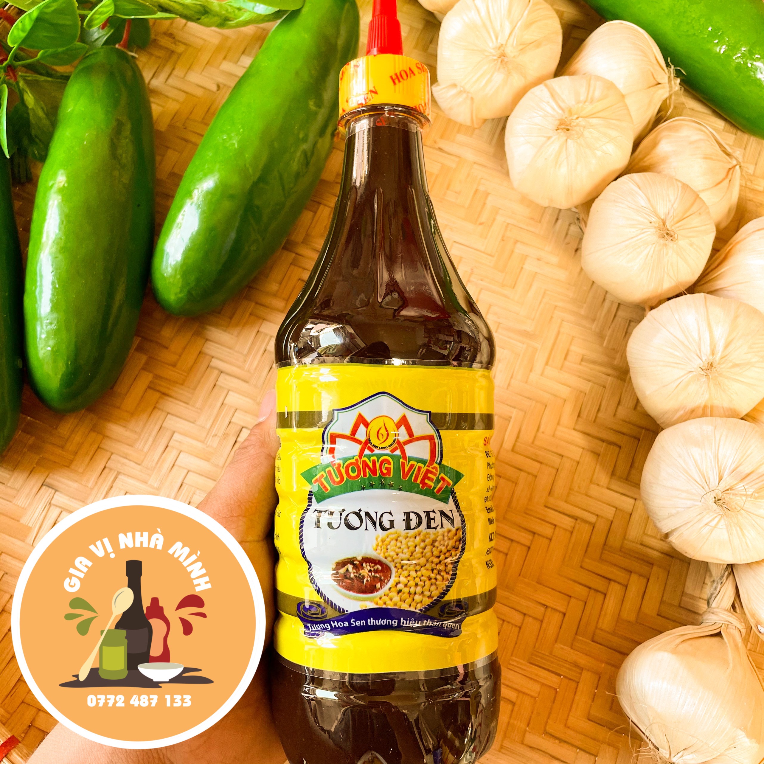 Tương đen phở hoa sen - trọng lượng 700g