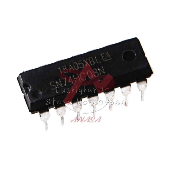 Ic logic 74hc08n dip14