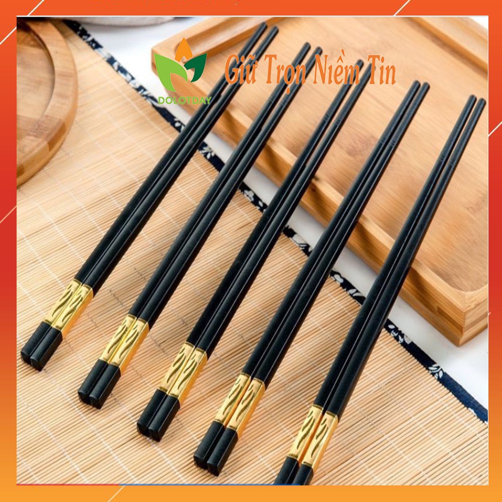 [A]Combo 50 đôi đũa mạ vàng Hàn Quốc . Loại 1